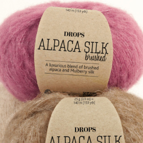 Photo of 'DROPS Brushed Alpaca Silk' yarn