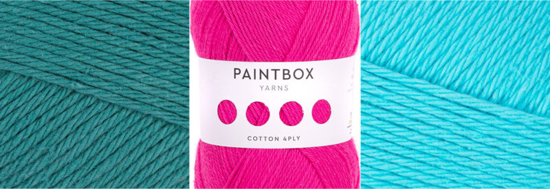 New yarn: Paintbox Yarns Cotton 4-ply