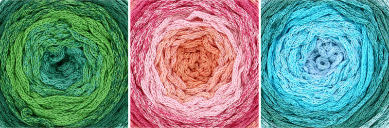 New yarn: Hoooked Wavy Blends