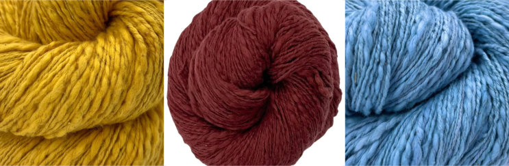 New yarn: Darn Good Yarn Waves of Cotton
