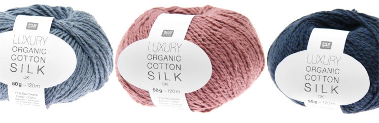 New yarn: Rico Design Organic Cotton Silk DK