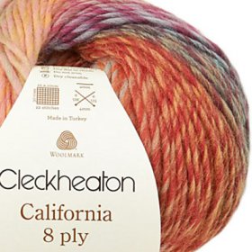 Cleckheaton 100g "California" 8-Ply 100% Wool Yarn