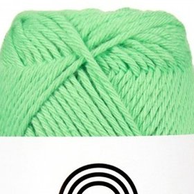 Hobbii Rainbow Cotton Yarn 8/4 100% cotton Color #99 Green 50g 186