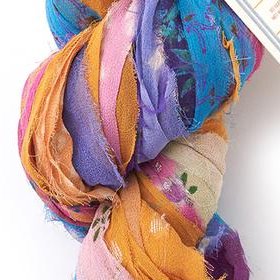 Photo of 'LB Collection Silk Chiffon Ribbon' yarn