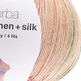 Photo of 'Superba Merino + Linen + Silk 4-ply' yarn