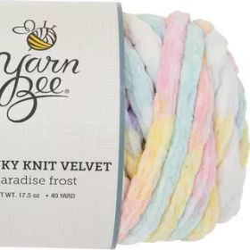 Yarn bee chunky knit velvet blanket sale