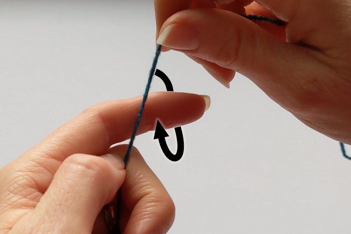 Winding loops around your finger