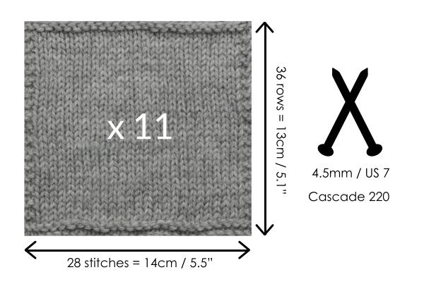 Swatch dimensions
